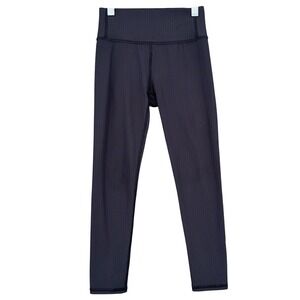 Yogalicious Lux High Waisted Leggings Womens L Polyester Spandex Black